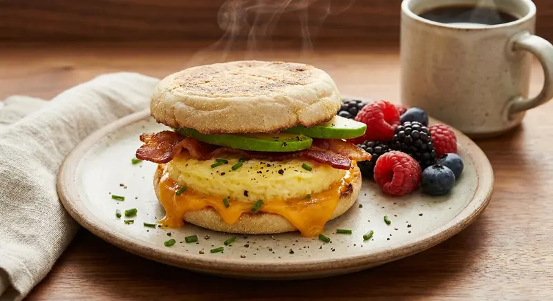 10-Min Microwave Egg Sandwich