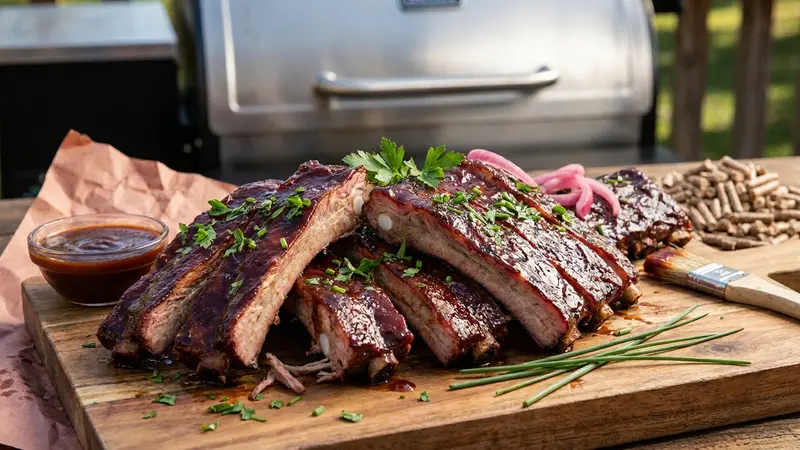 3-2-1 Smoked St. Louis Ribs (Pellet Smoker Method)