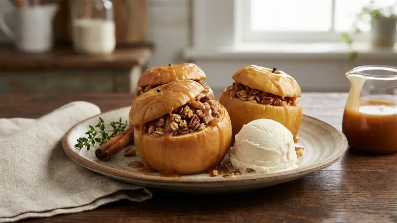 Air Fryer Baked Apples