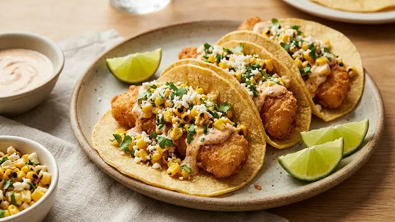 Air Fryer Fish Tacos Crispy