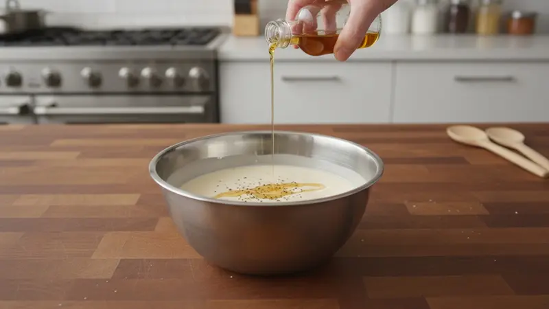 Adjust consistency and flavor