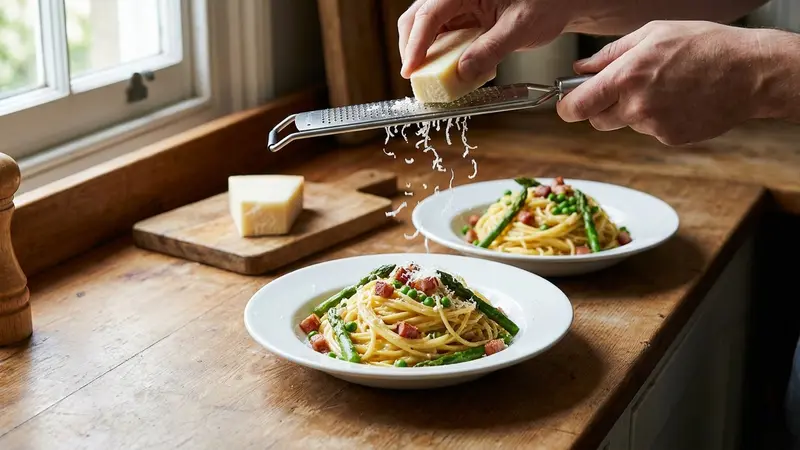 Plate and serve