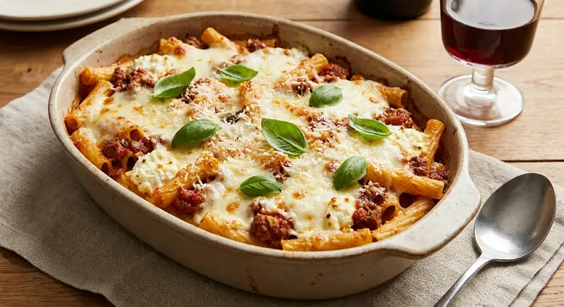 Baked Ziti with Ricotta