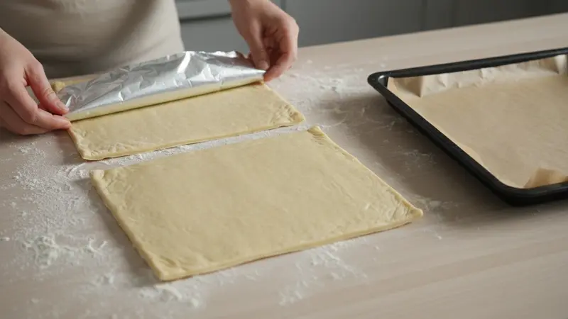 Thaw pastry and preheat oven