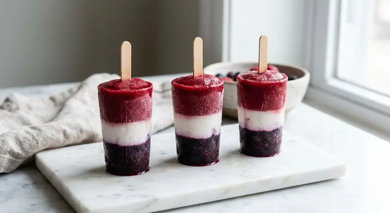 Boozy Red White Blue Popsicles (Vodka Ice Pops for Adults)