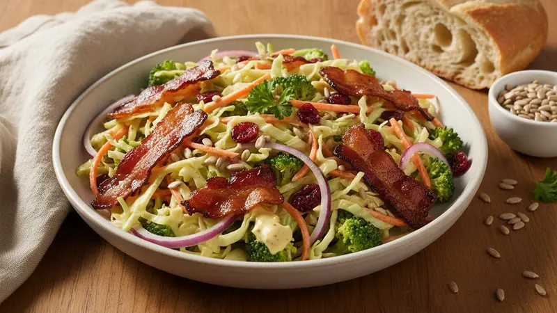 Broccoli Slaw with Bacon