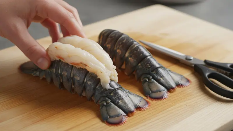Prep Lobster Tails (butterfly)