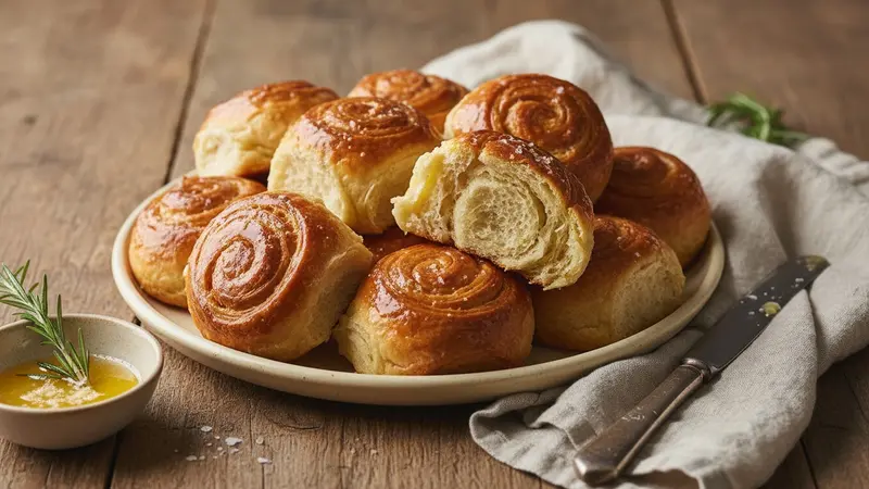 Butterflake Dinner Rolls