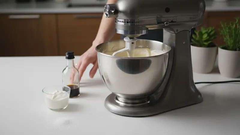 Prepare the cheesecake filling