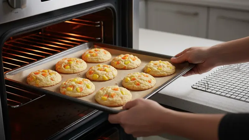 Bake until edges are set