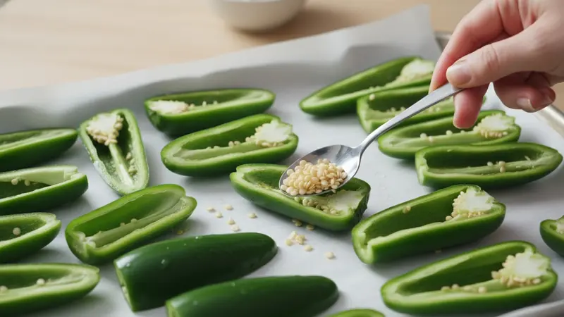 Prep the jalapeños