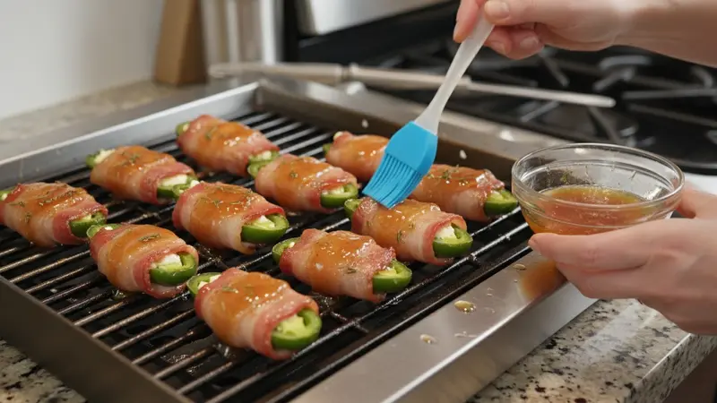Grill and glaze until sticky