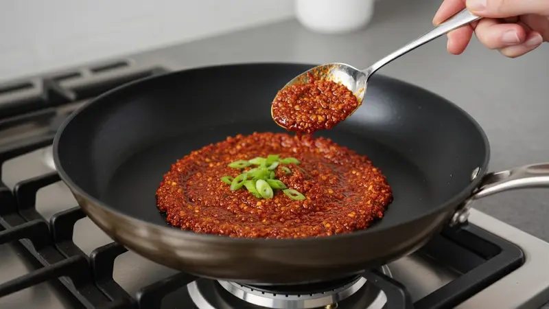 Finish with chili crisp and scallions