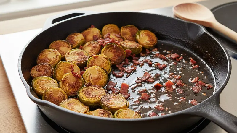 Make the balsamic glaze and combine