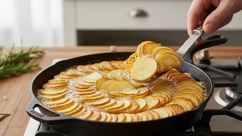 Pan-sear to develop a golden crust