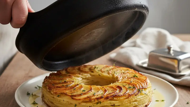 Finish in the oven and unmold
