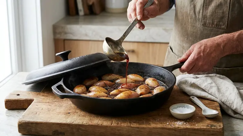 Slow-braise until tender