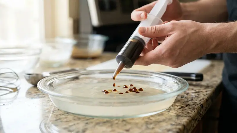 Form the coffee caviar