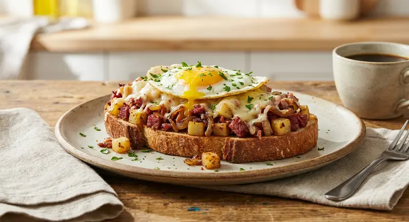 Corned Beef Hash Sandwich