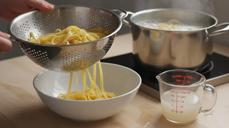 Cook the pasta