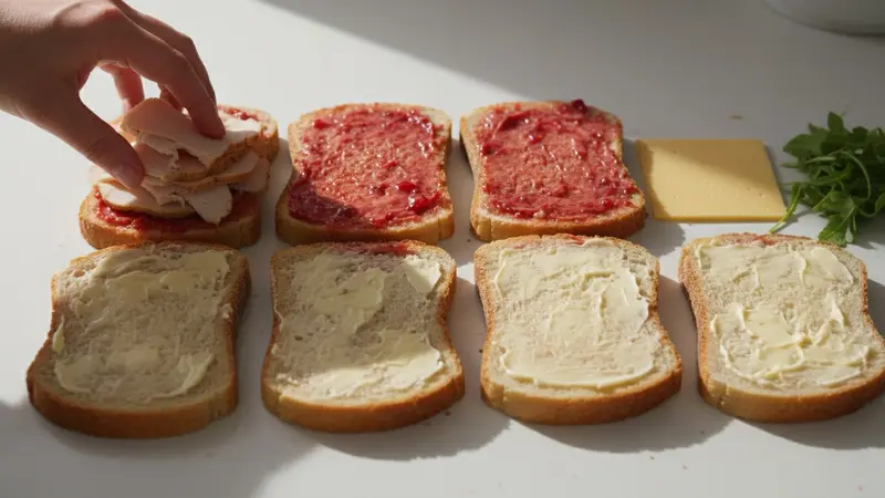 Assemble the sandwiches