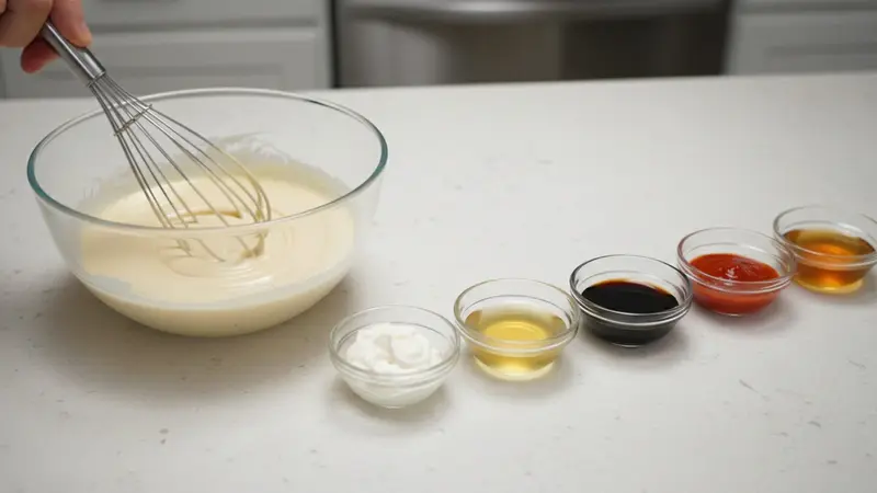 Whisk the Sriracha–lime sesame dressing