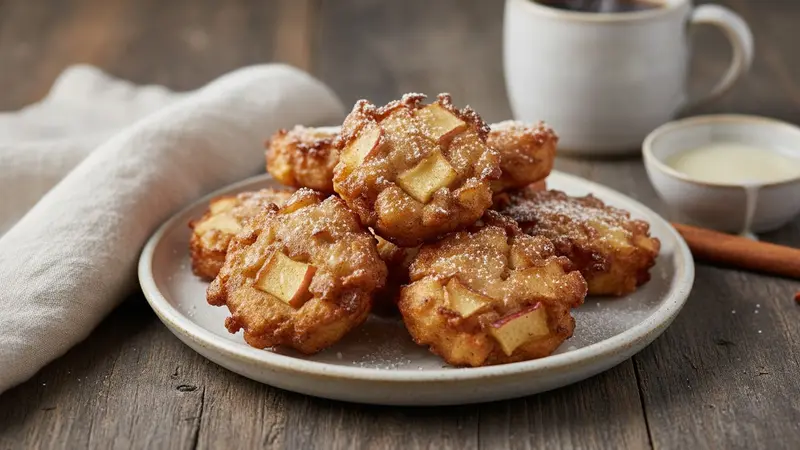Deep Fried Mini Apple Fritters