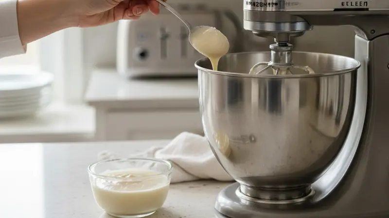 Incorporate the cooled paste