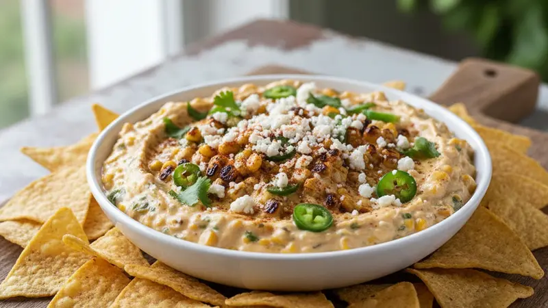 Flattop Grilled Street Corn Dip