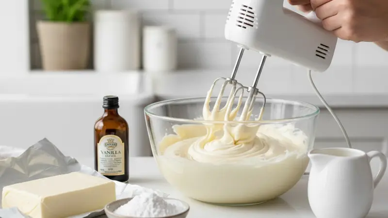 Prepare the cheesecake filling