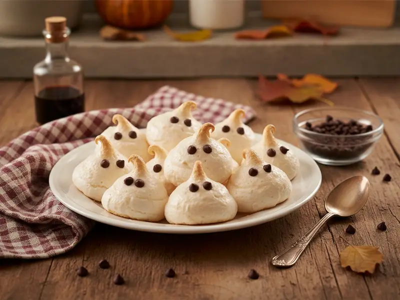 Ghost Meringues