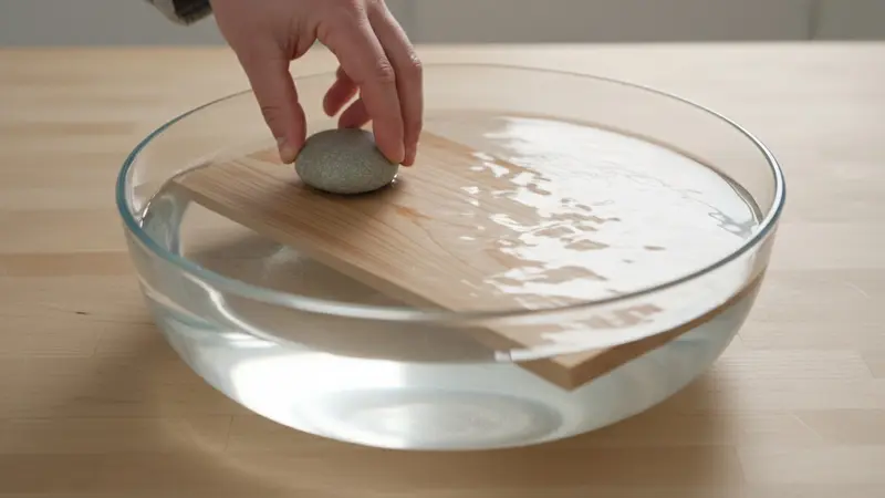 Soak the cedar plank and preheat the grill