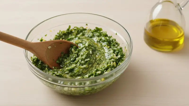 Make the dairy-free gremolata (can be made ahead)
