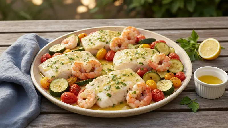 Gluten-Free Grilled Seafood Foil Packets