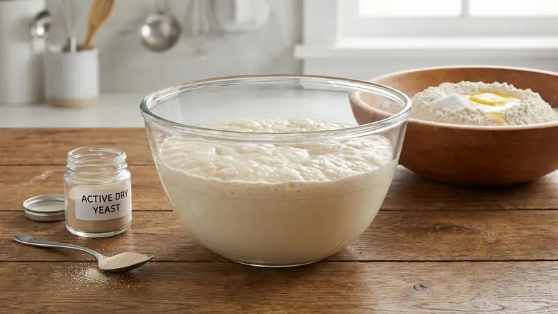 Make the dough and activate the yeast