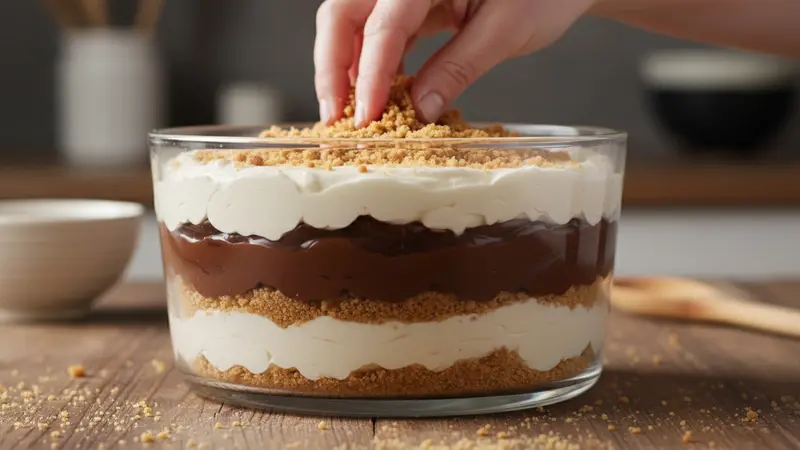 Assemble the trifle layers