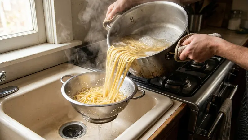 Boil the pasta