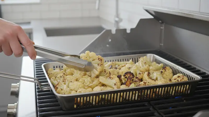 Grill until charred and tender
