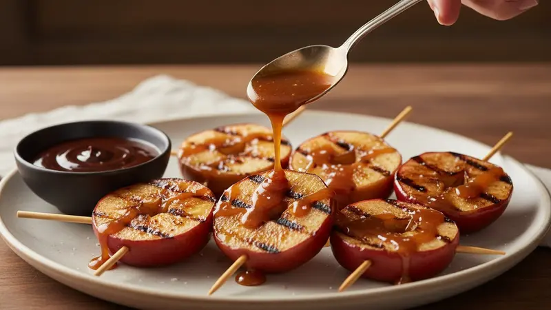 Assemble, finish with drizzle and serve