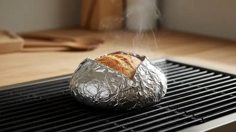 Grill until gooey