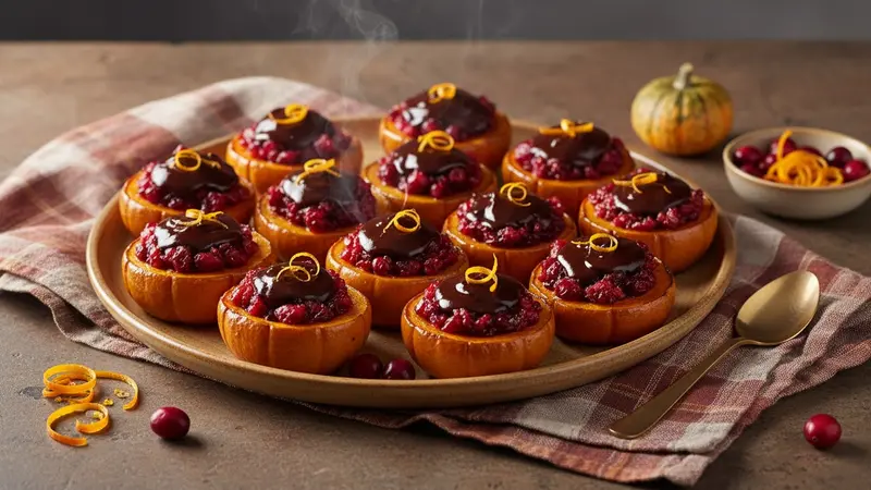 Grilled Chocolate-Stuffed Pumpkin Bites