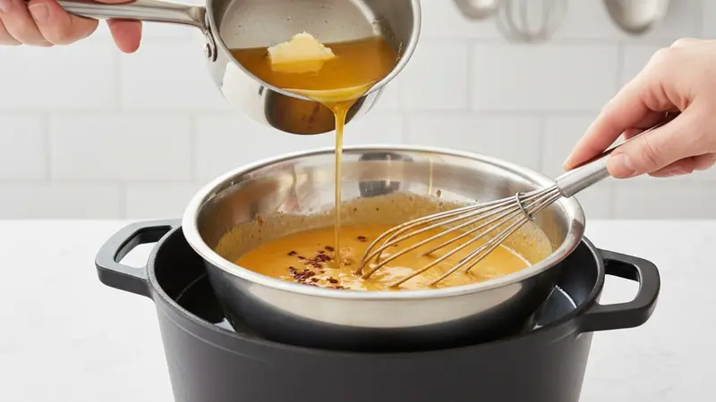 Make the quick smoky chipotle hollandaise