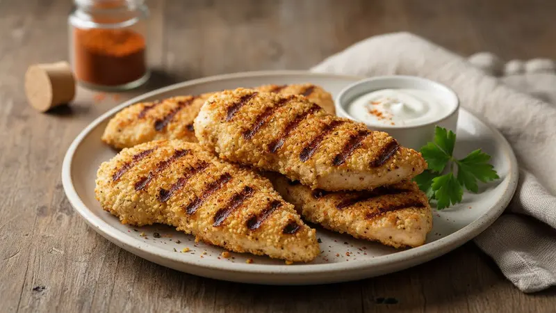 Kid-Friendly Grilled Crispy Chicken Tenders
