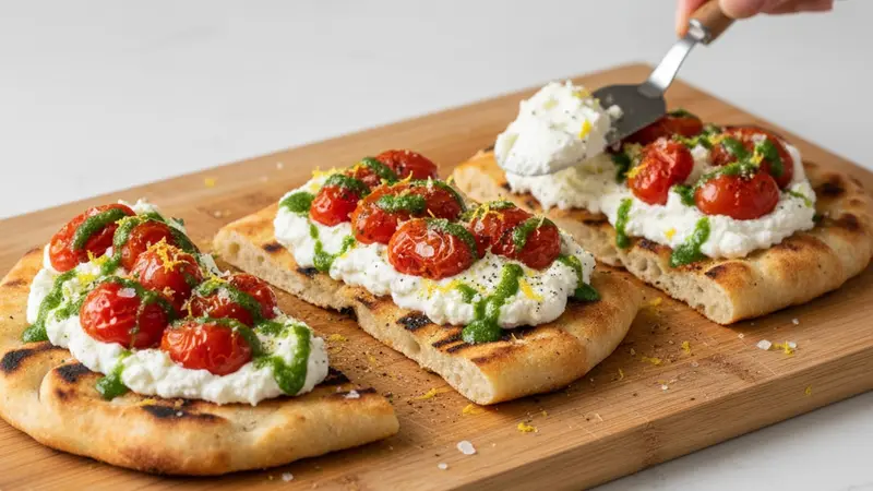 Assemble the crostini