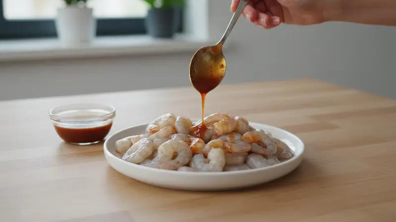 Marinate the shrimp (quick or make‑ahead)