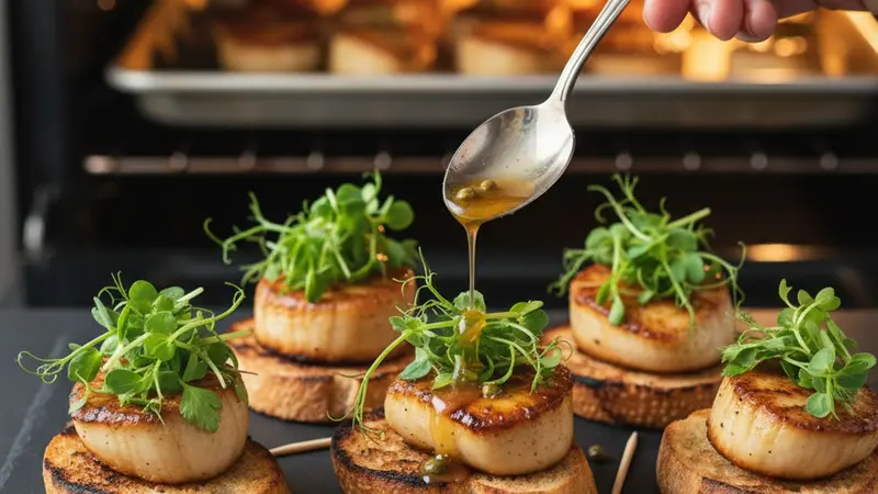 Assemble and serve party-friendly bites