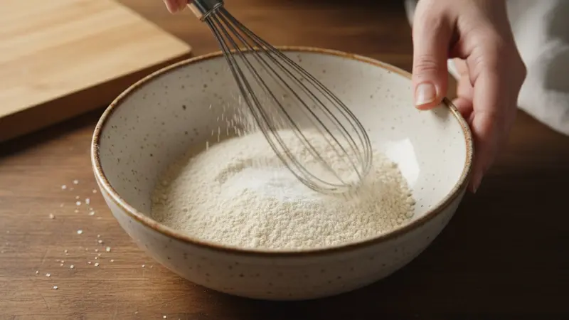 Mix dry ingredients