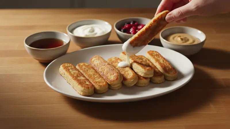Serve with dips and toppings