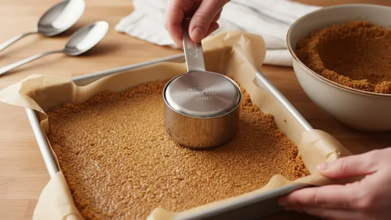 Make the gingersnap crust