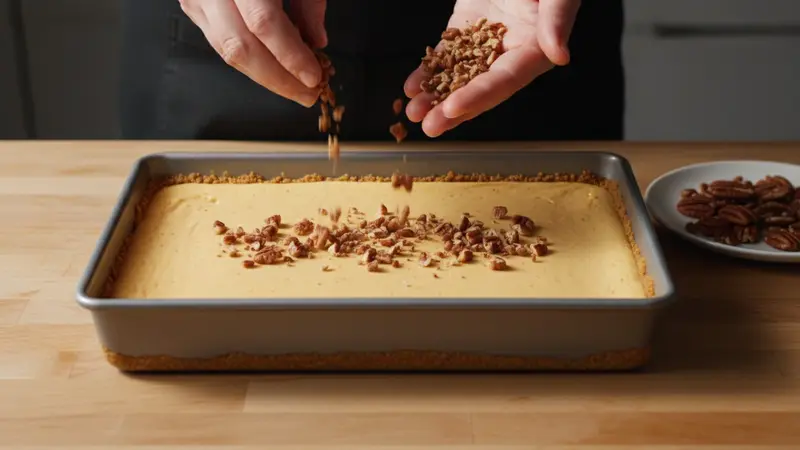 Finish with toasted pecans